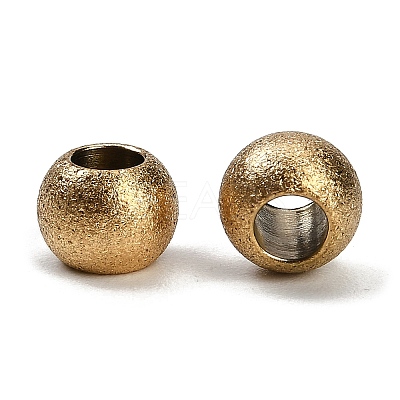 Ion Plating(IP) 201 Stainless Steel Beads STAS-Z039-02J-G-1