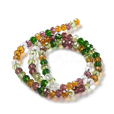 Glass Beads Strands EGLA-A034-M6mm-26-1