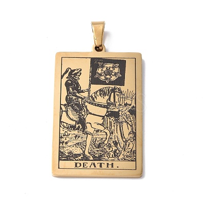 201 Stainless Steel Pendant LS-STAS-B033-01G-13-1