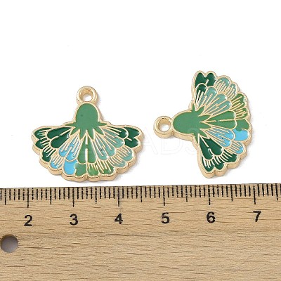 Rack Plating Alloy Enamel Pendants FIND-I038-07D-1