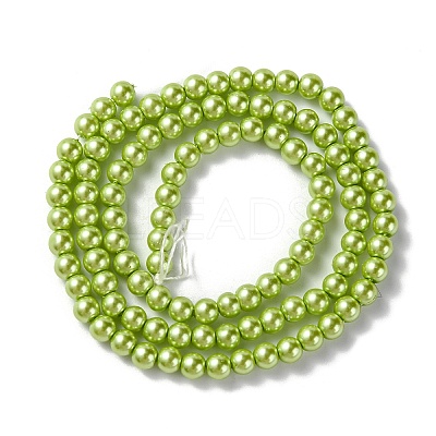 Grade A Glass Pearl Beads LS-HY-J001-4mm-HX014-1