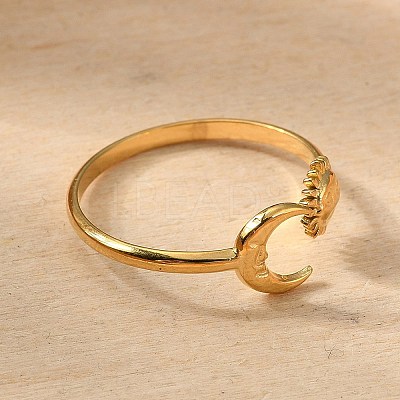 304 Stainless Steel Finger Rings X-AJEW-Z009-02B-G-1