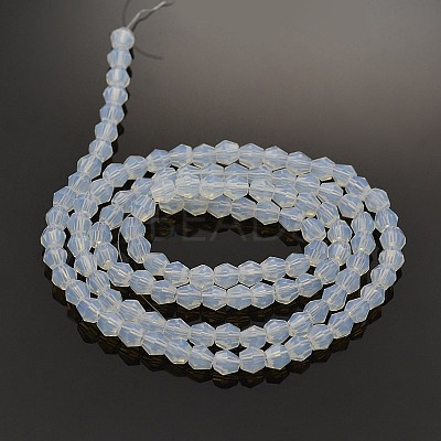 Faceted Bicone Opal Beads Strands EGLA-P017-01-1