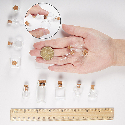 Glass Bottles AJEW-SC0001-11-1