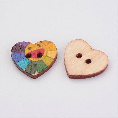 Wooden Buttons BUTT-K005-16x18mm-1