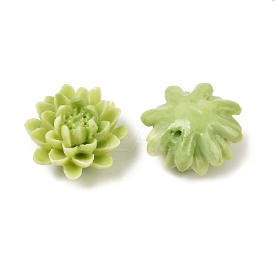Synthetic Coral Dyed Carved Beads SHEL-Z003-03D-02-1