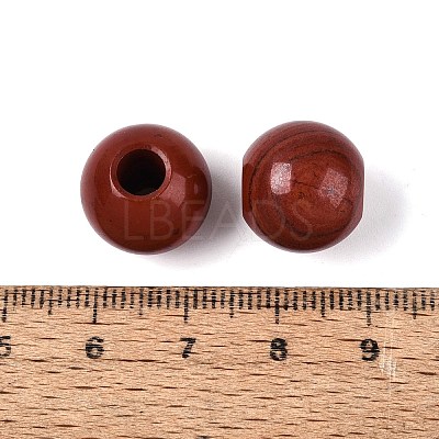 Natural Red Jasper European Beads G-Q602-09B-04-1