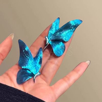 Alloy Rhinestone Stud Earrings for Women WG9B8C0-01-1