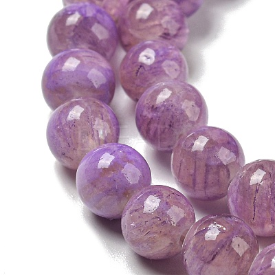 Dyed Natural White Jade Beads Strands G-F764-01B-1