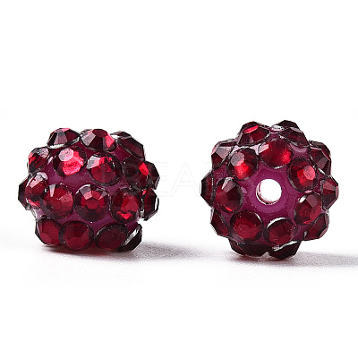 AB-Color Resin Rhinestone Beads RESI-S315-10x12-M-1