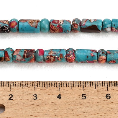 Dyed Synthetic Imperial Jasper Beads Strands GG-CBAA20A-02G-1