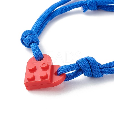 Polyester & Spandex Cord Bracelet Sets BJEW-JB06367-1