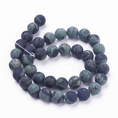 Natural Kambaba Jasper Beads Strands G-F520-53-6mm-1
