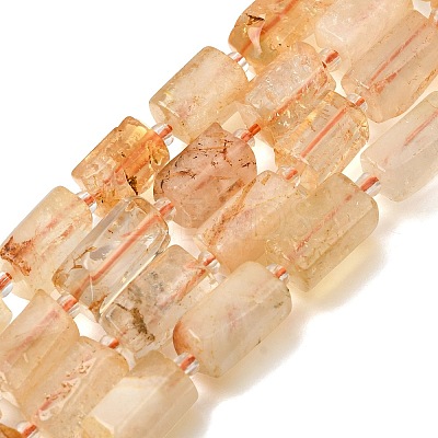 Heated Natural Citrine Beads Strands GG-CBA8682-A02-1