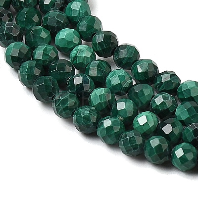 Natural Malachite Beads Strands G-H336-A07-02-1