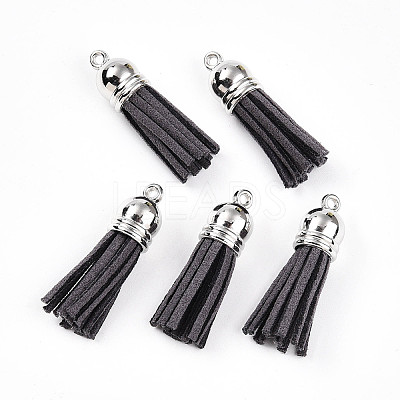 Faux Suede Tassel Pendant Decorations X-FIND-T002-A32-1