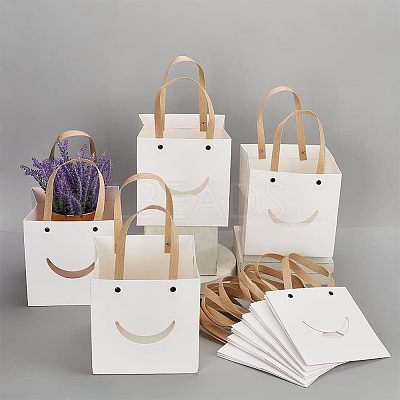 Funny Craft Paper Handbags CARB-WH0018-02B-1