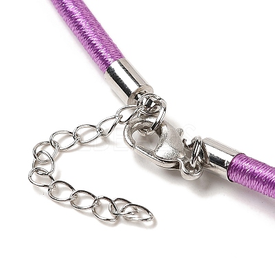 Silk Cord Necklaces Making NFS005-1