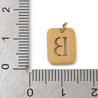 304 Stainless Steel Charms STAS-R001-01G-B-1