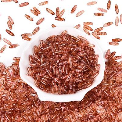 Picasso Transparent Glass Seed Beads SEED-N012-11C-1