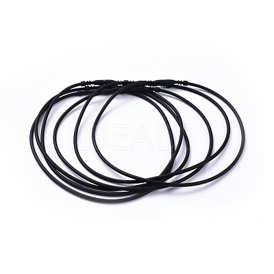Rubber Cord Necklace Making RCOR-440L-6-1