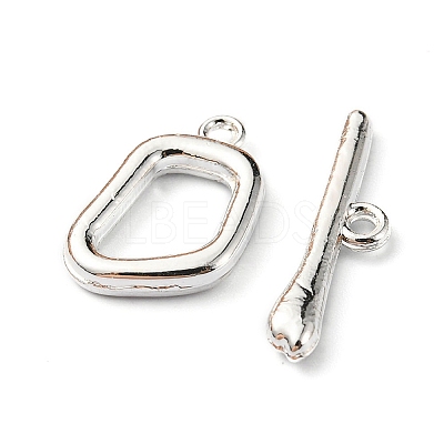 Alloy Toggle Clasps PALLOY-YW0002-22MS-1