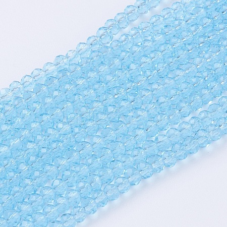 Glass Beads Strands GLAA-G045-B07-1