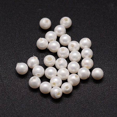 Shell Pearl Beads X-BSHE-L031-01-4mm-1