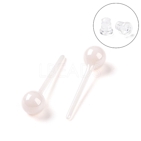 Hypoallergenic Bioceramics Zirconia Ceramic Stud Earrings EJEW-Z023-12C-1