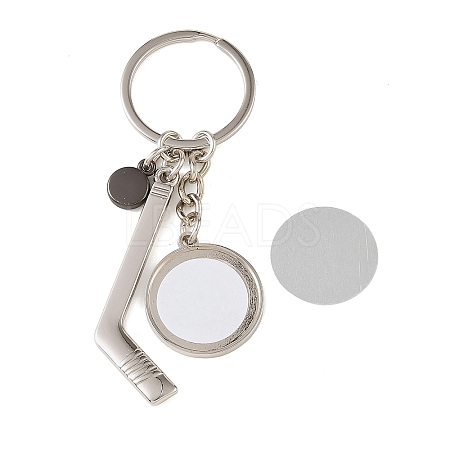 Hockey Alloy Sublimation Blanks Keychains AL-CBAF9A1-02P-06-1
