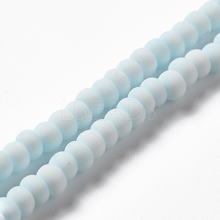 Handmade Frosted Porcelain Beads PORC-E017-01F-1