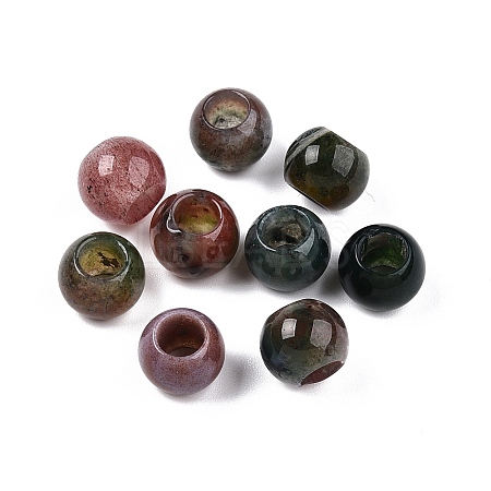 Natural Indian Agate Beads X-G-T092-10mm-05-1