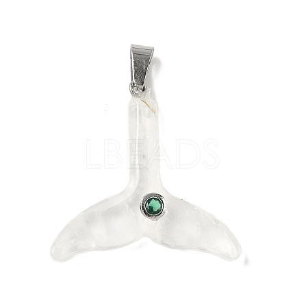 Natural Quartz Crystal Pendants G-P599-03P-07-1