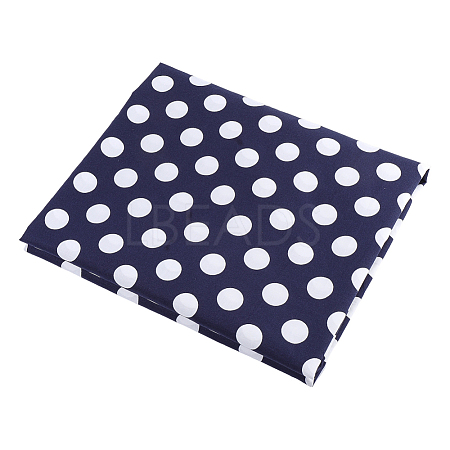 2 Yards Polka Dot Pattern Cotton Fabric DIY-FG0009-96-1