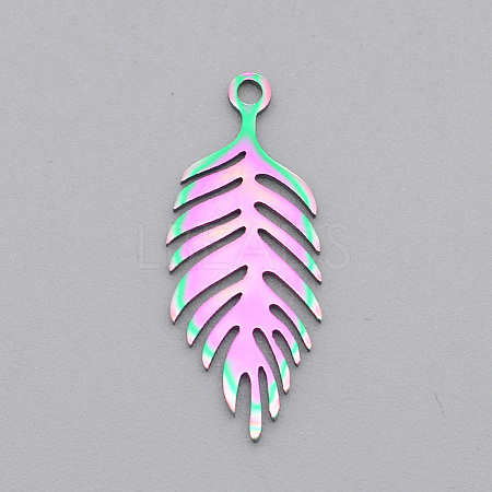 Ion Plating(IP) 201 Stainless Steel Pendants STAS-S105-LA541-1