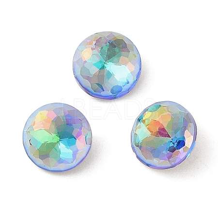 Glass Rhinestone Cabochons RGLA-L029-10A-SPLA-1