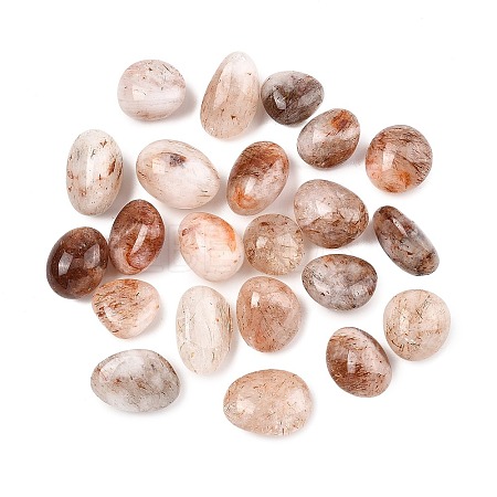 Natural Rutilated Quartz Beads G-G348-01A-32-1