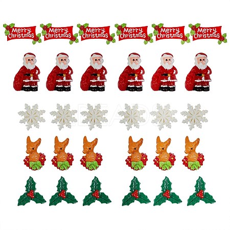 Christmas Theme Plastic Home Display Decorations AJEW-SZ0001-14-1