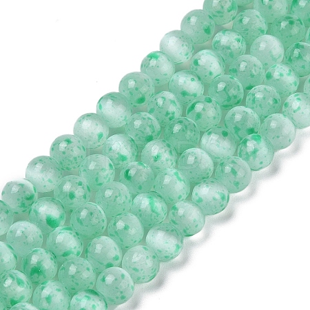 Natural Selenite Beads Strands G-Q162-A01-01C-04-1