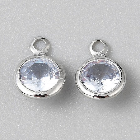 Alloy Micro Pave Cubic Zirconia Pendant FIND-WH0432-12C-P-1