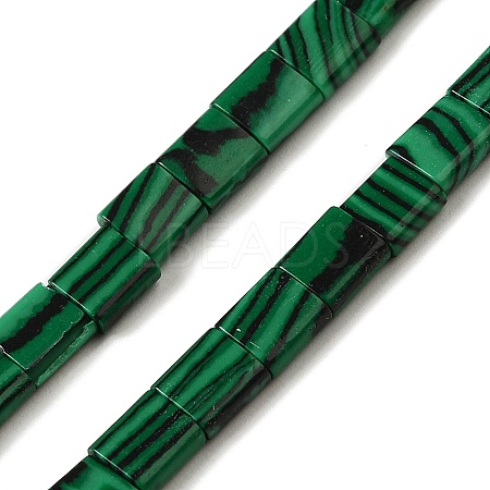 Synthetic Malachite Beads Strands G-F762-A11-01-1