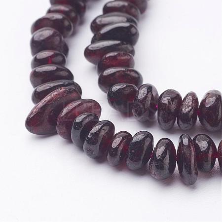 Natural Garnet Beads Strands G-J234-15-1