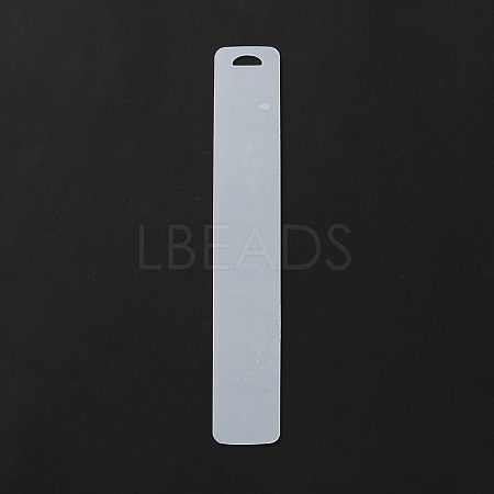 Transparent Blank Acrylic Bookmarks DIY-WH20007-63A-1