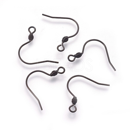 304 Stainless Steel Earring Hooks STAS-O119-07B-1