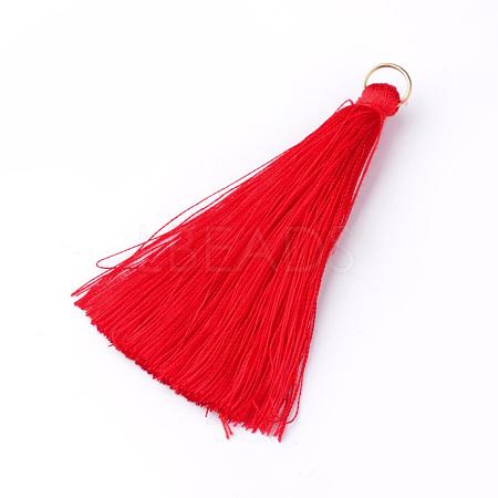 Nylon Thread Tassel Pendants Decoration FIND-Q065-3.5cm-A16-1