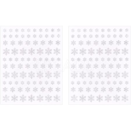 Women's PET Plastic Self Adhesive Face Glitter Stickers for Makeup DIY-OC0009-95B-1