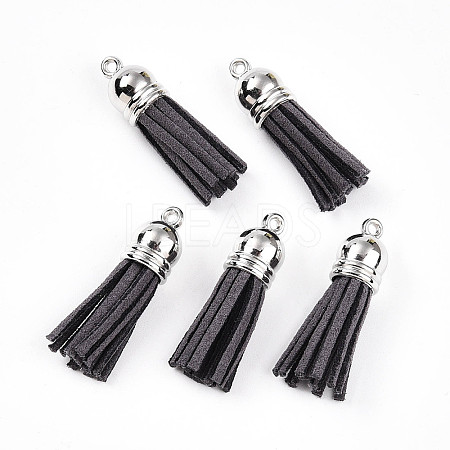 Faux Suede Tassel Pendant Decorations X-FIND-T002-A32-1
