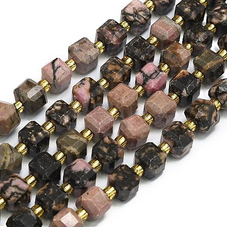 Natural Rhodonite Beads Strands G-I376-D15-01-1