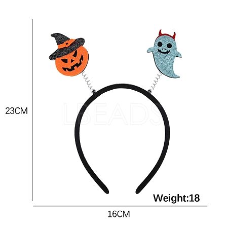 Halloween Cloth Hair Bands PW-WGE0E66-20-1