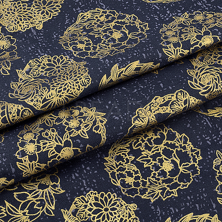 Dragon Pattern Cotton Fabric DIY-WH0579-96B-1